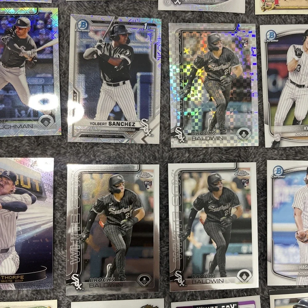 Chicago White Sox 37 Card Lot - Rookies, Stars,‎ Inserts, Parallels